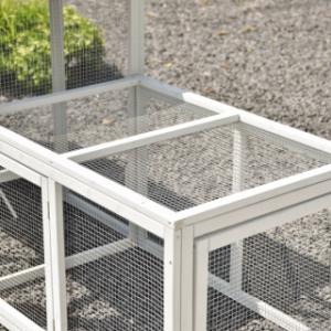 Cage à lapin Julia peut être étendue avec un enclos additive