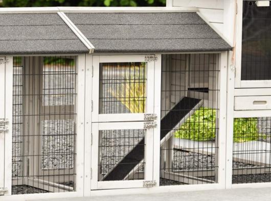 Enclos intermédiare Space Small Light-grey Anti-mordillage 76x59x86cm