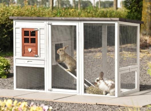 Clapier pour lapin Julia terra 169x75x104cm