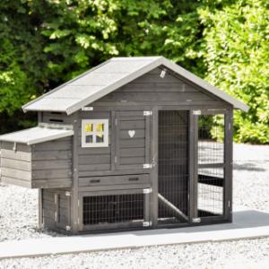 La nichoir du poulailler Holiday Small Black est approprié pour 2 à 4 poules