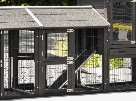 Enclos intermédiare Space Small Black · 76x59x86cm