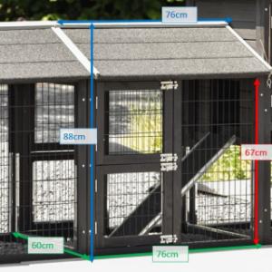 Tailles différentes de l'enclos connexxion Space Small