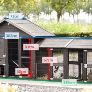 Tailles différentes du poulailler Holiday Small