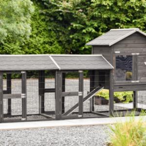 Clapier Prestige Medium Black avec 2 enclos