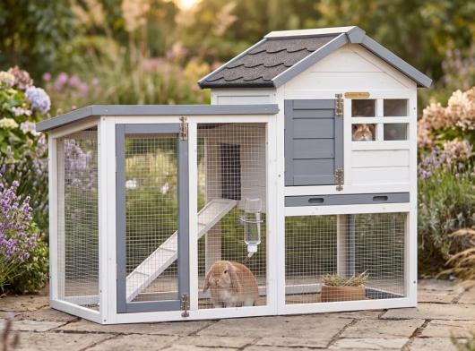 Clapier Advance avec enclos couvert 122x62x93cm