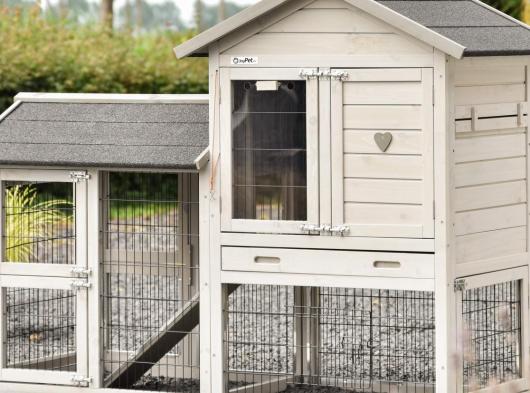 Ensemble d'isolation en plexiglass · pour clapier pour lapin Prestige Small avec Space Small