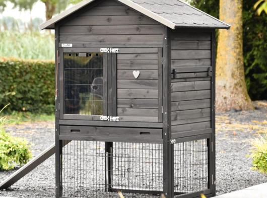 Ensemble d'isolation en plexiglass · pour clapier pour lapin Prestige Medium