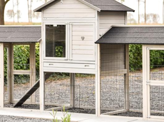 Ensemble d'isolation en plexiglass · pour clapier pour lapin Prestige Large