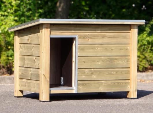 Niche pour chien Ferro isolée 129x85x85 cm