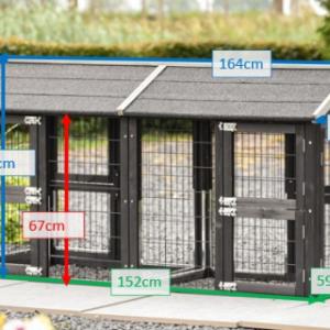 Tailles différentes de l'enclos pour chat Space Small