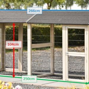 Tailles différentes de l'enclos pour chat Space Large