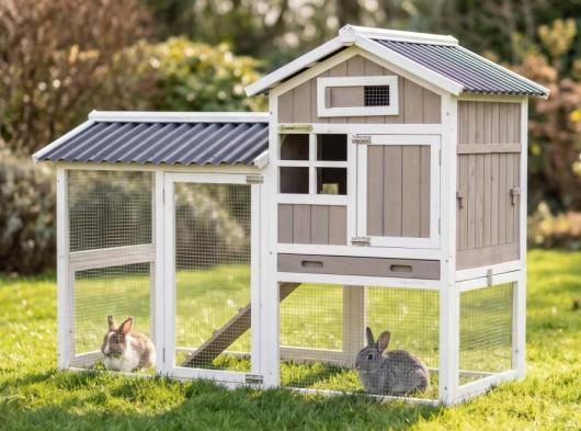 Hamac pour lapins Jason avec enclos 172x85x129cm