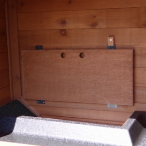 Intérieur du clapier