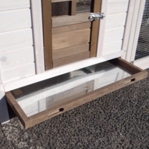 Clapier pour lapin Ambiance Small a une tiroir amovible