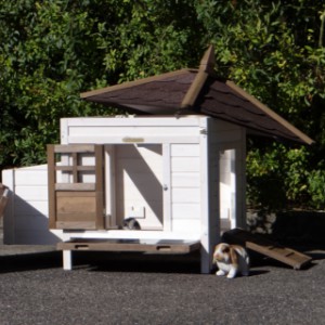 Clapier pour lapin Ambiance Small a plusieurs ouvertures
