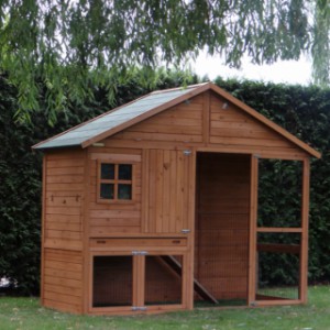 Grand clapier avec enclos pour votre lapin