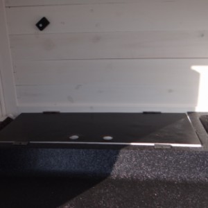 Etage verrouillable du clapier