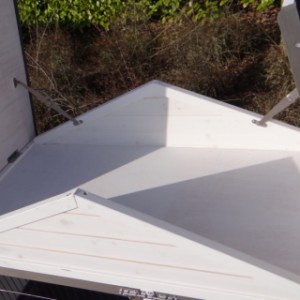 Le clapier pour lapin Excellent Medium a une grenier de stockage pratique