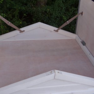 Clapier pour lapin Double Small a une grenier de stockage pratique