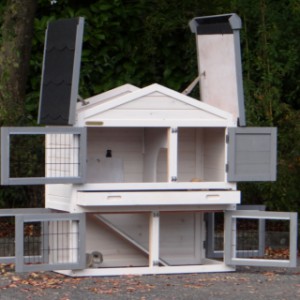 Petit clapier facille à nettoyer