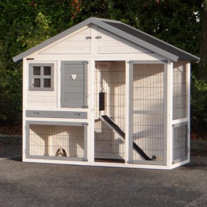 Beau clapier Holiday Medium blanc-gris