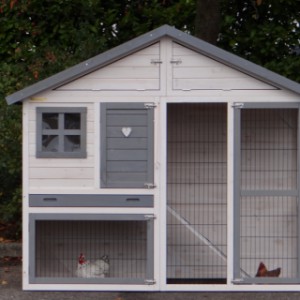 Grand poulailler Holiday Medium Blanc