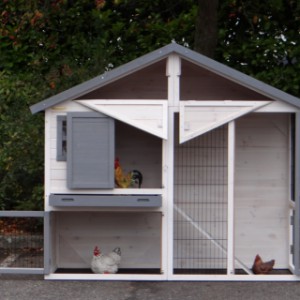 Poulailler avec tiroir