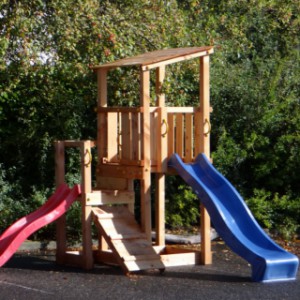Équipment de jeu Cascade est fabriquée en bois de Douglas