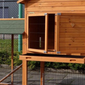 Clapier lapin avec tiroir pratique