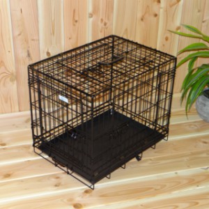 La cage pour chien Strong S convient aux petites races, comme le Bichon Maltais