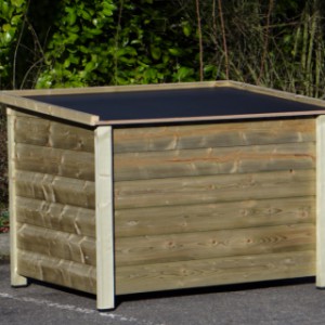 Toit en biais de Beton-Multiplex 12 mm