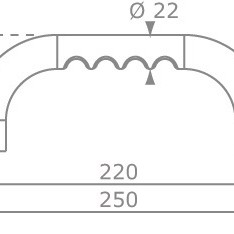 Dimensions des poignées, les poignées sont faciles à installer