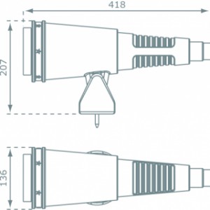 Tailles différentes de la téléscope Star