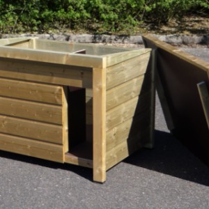 Toit avec ou sans charnières pour niche pour chien